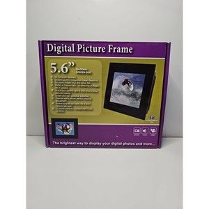 Portable USA 5.6" 3-in-one Digital Picture Frame NEW Photos, Music, Video